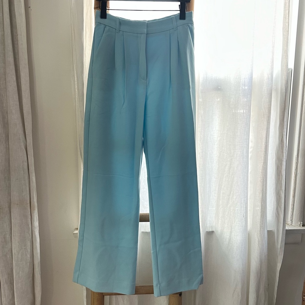 Abercrombie and fitch light blue trousers